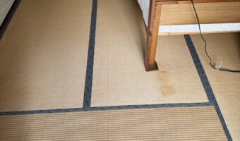 施工前の旦那様の寝室。18年使った畳